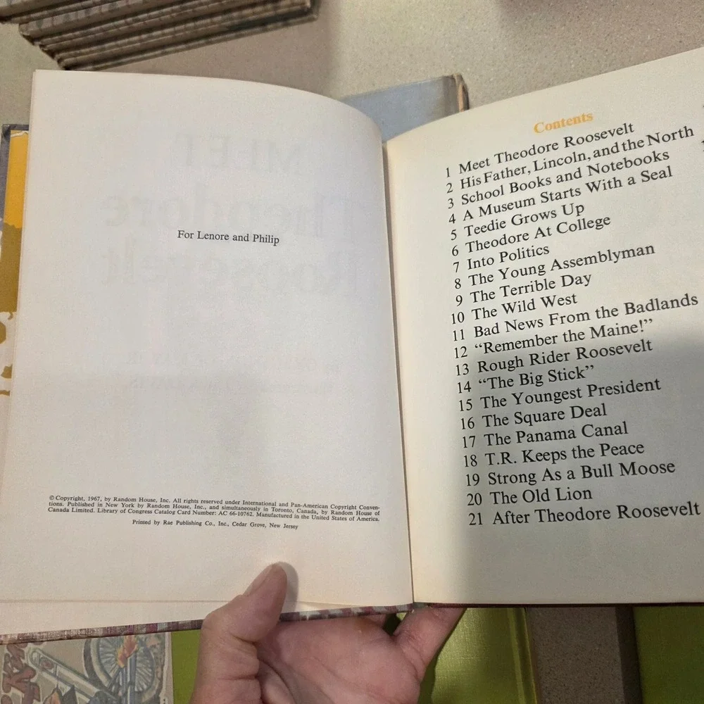 Random House Vintage Step-Up Biographies History 5 Books Presidents, Columbus